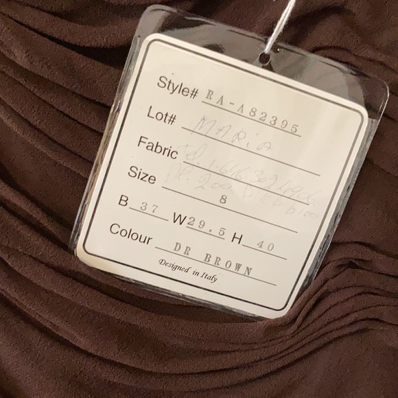 Brown CM Couture Gown Fitted size 4 - Picture 6 of 8